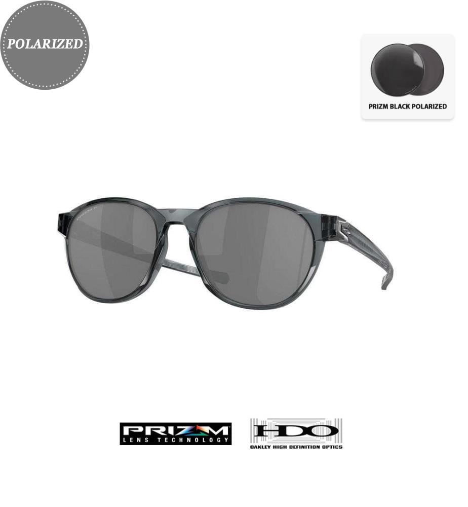 Reedmace Sunglasses - Prizm Black Polarized Lenses - Crystal Black Frame
