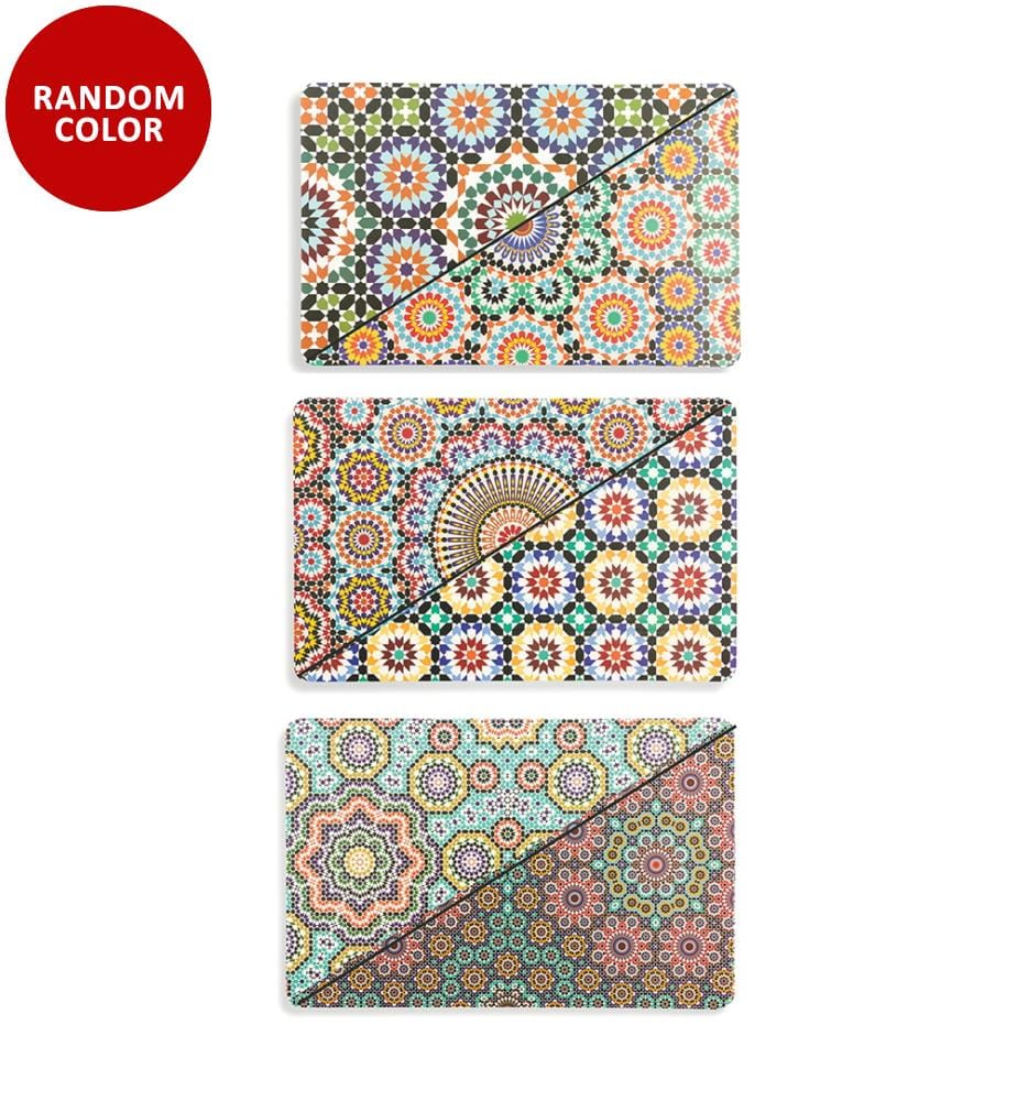 Lot de 6 Sets de Table Marrakech Double Face - Assortis