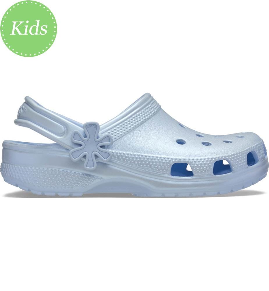K's Classic Pearl Shine Clogs - Hellblau