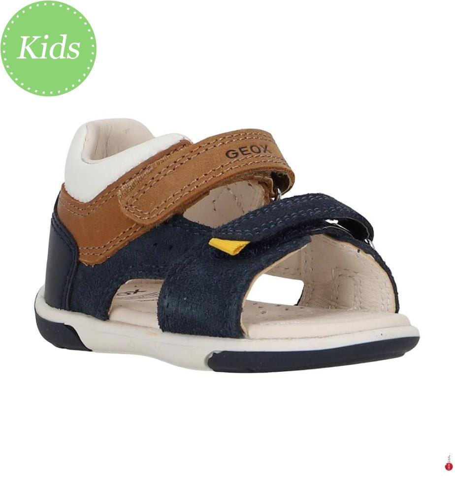 Sandali Zapito - Blu navy e caramello