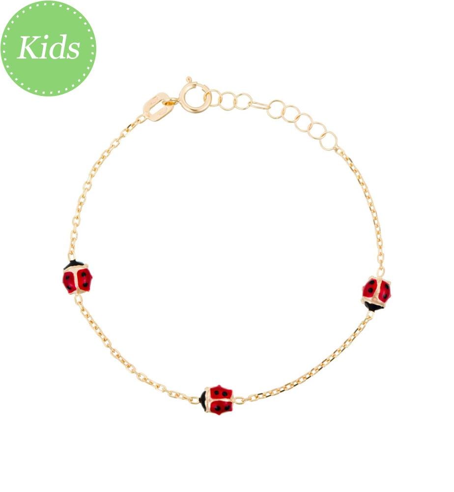Bracciale 3 Coccinelle - Oro giallo