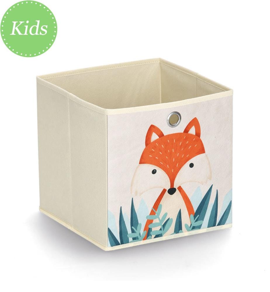 Aufbewahrungsbox Fuchs, Vlies - Beige