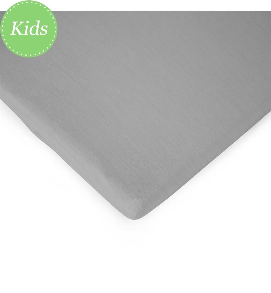 Spannbettlaken 70x140cm Jersey grau