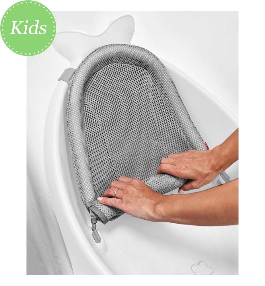 Vasca da bagno Moby con sedia a sdraio a 3 posizioni - Bianco