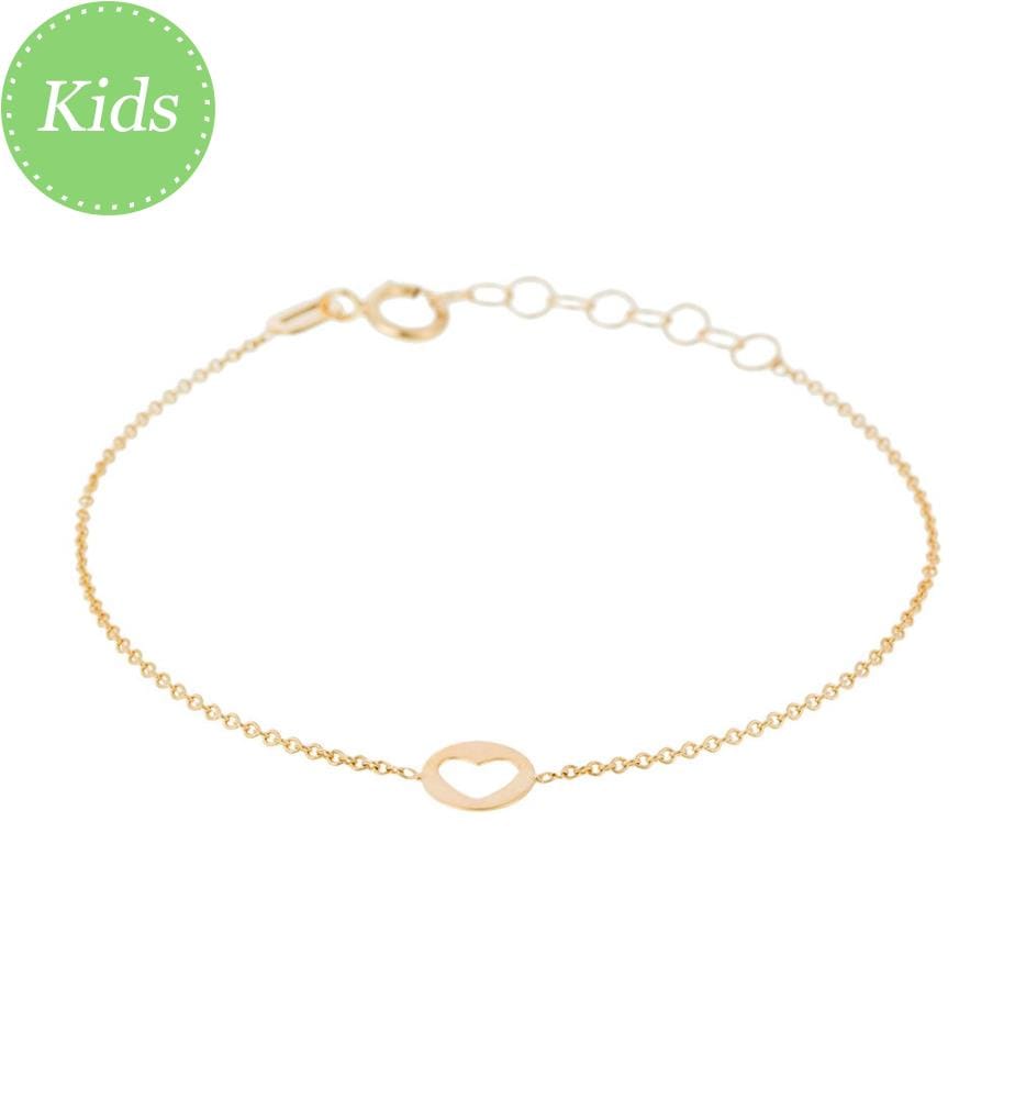 Armband "Kleines goldenes Herz" - Gelbgold 375/1000