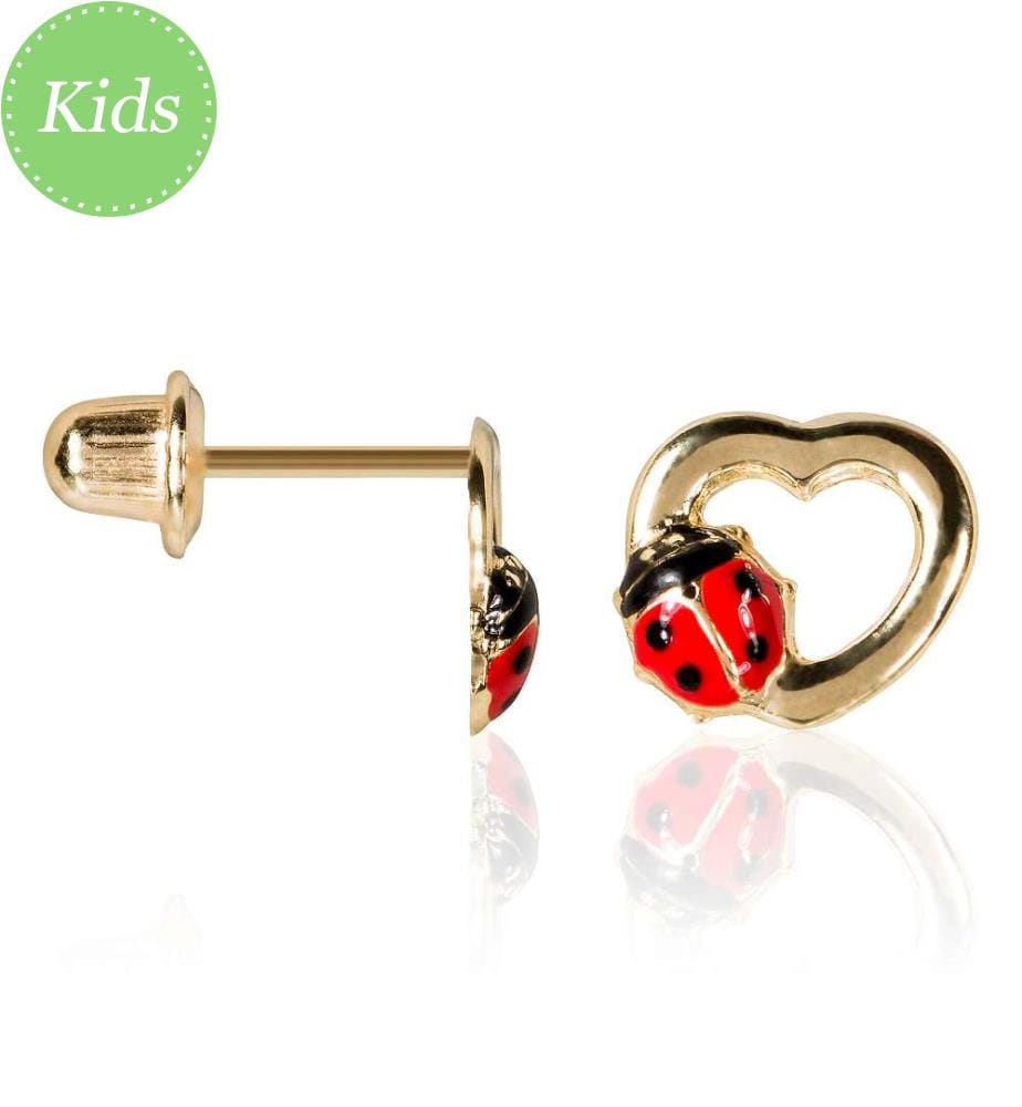 Ohrringe Coccinelle Amoureuse - Gelbgold 375/1000