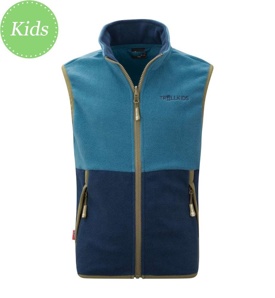 Gilet polaire Kjerag - Dark Marine & Mystic Blue & Pine Green