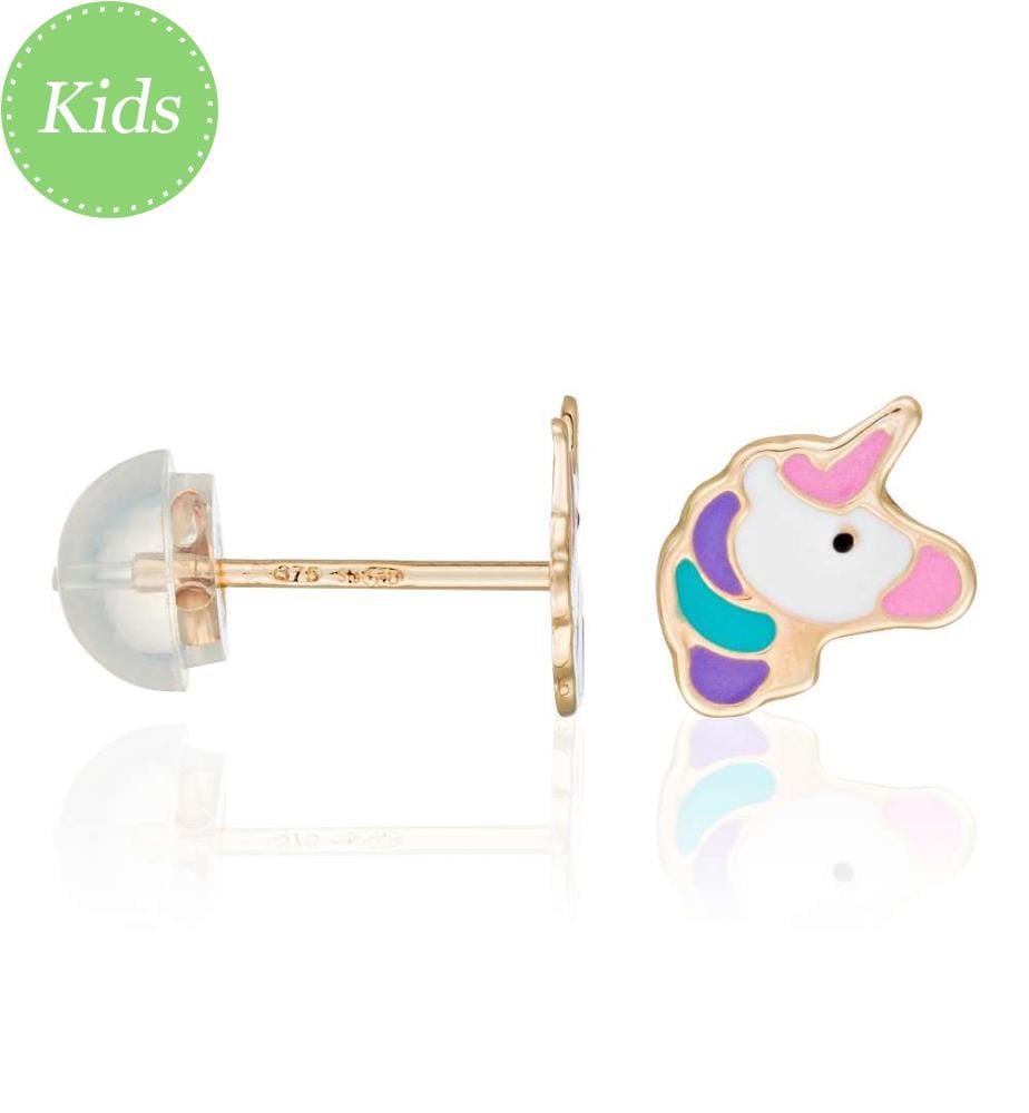 Ohrringe Petites Licornes - Gelbgold 375/1000