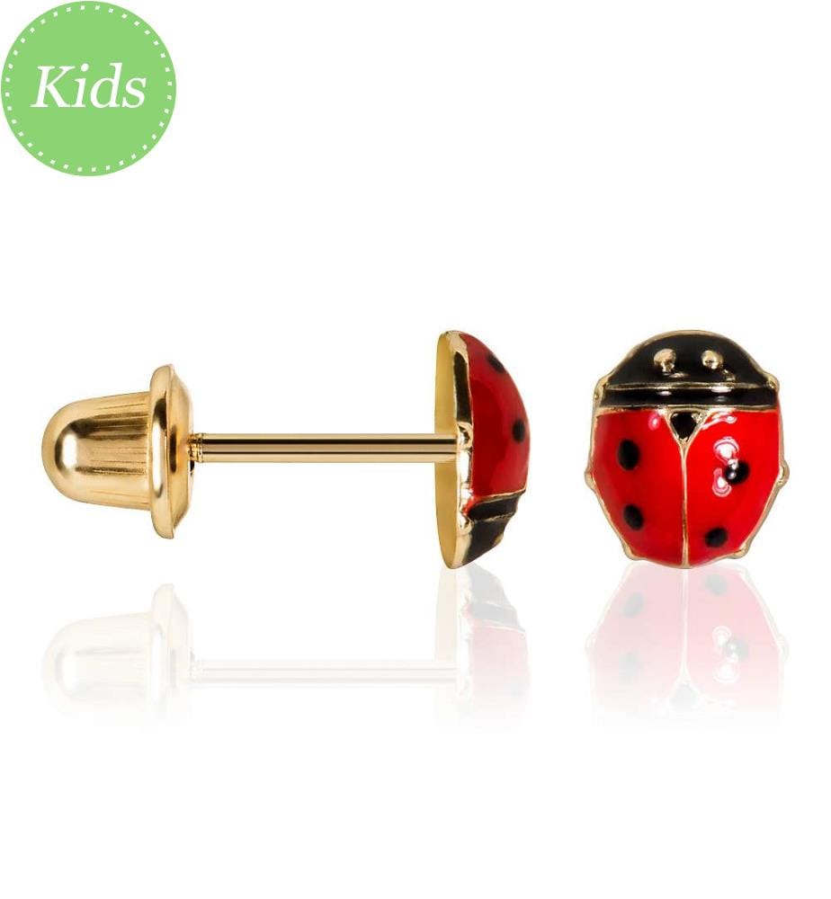 Ohrringe Happy Coccinelle - Gelbgold 375/1000