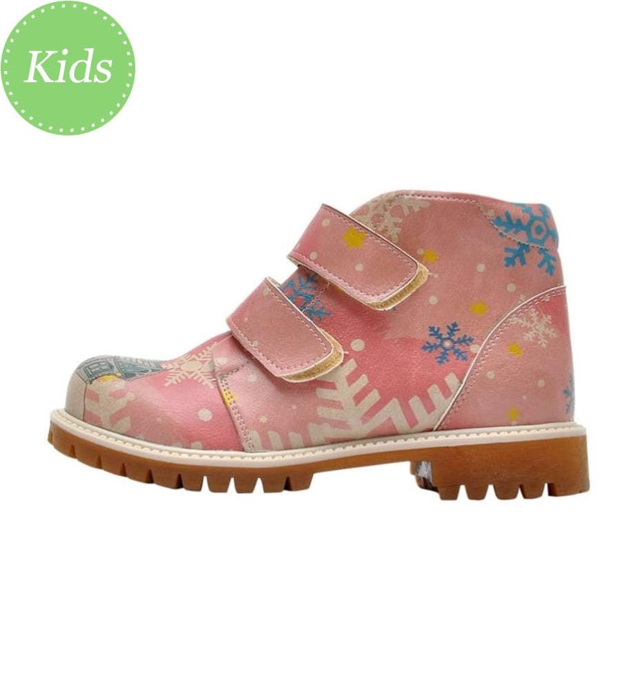 Stiefeletten Fire Girl on Snow - Rosa und Multicolor