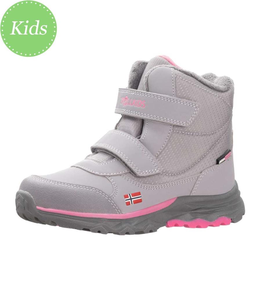 Hafjell Winterstiefel - Silbergrau und helles Magenta