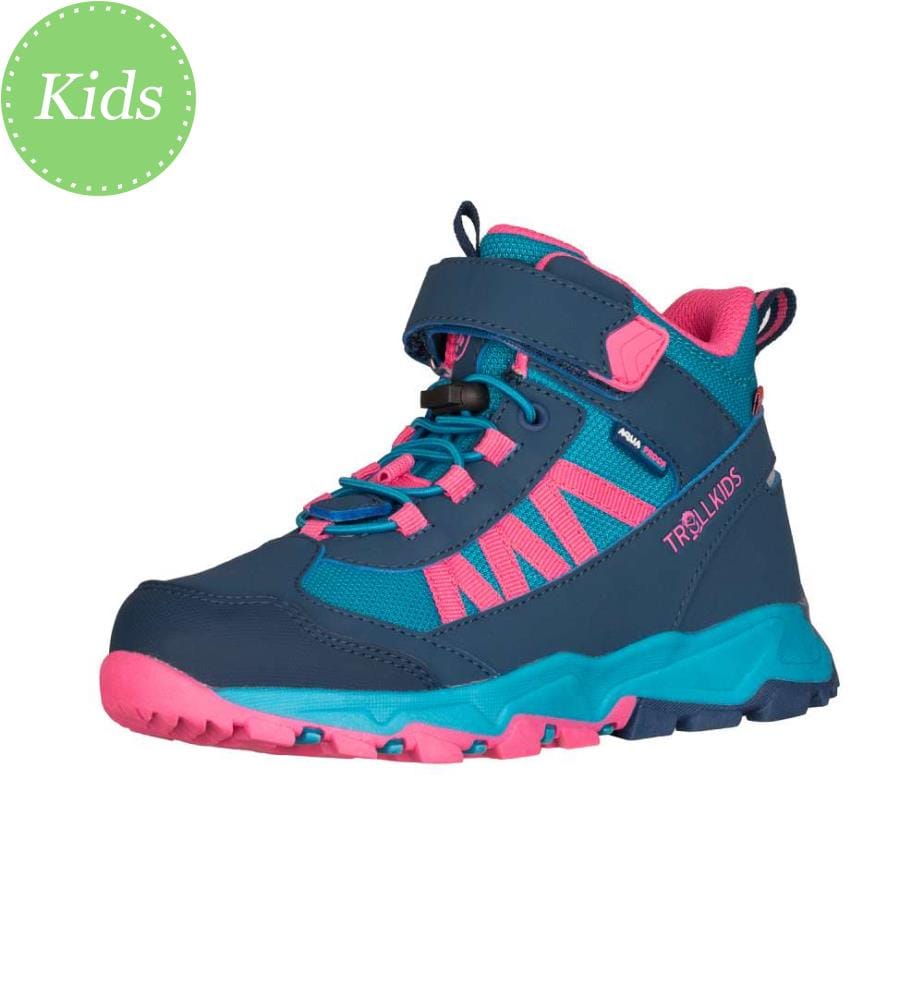 Tronfjell Hiker Mid - dunkles Türkis und helles Magenta
