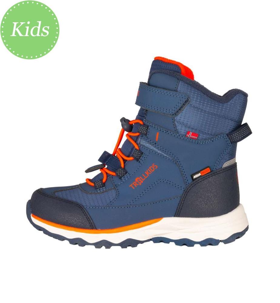 Wasserdichte Winterschuhe - nordic blue/mystic blue/flame orange
