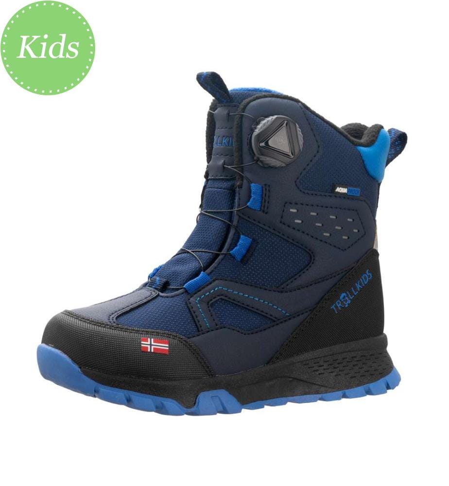 Kirkenes Winterstiefel - navy und mittelblau