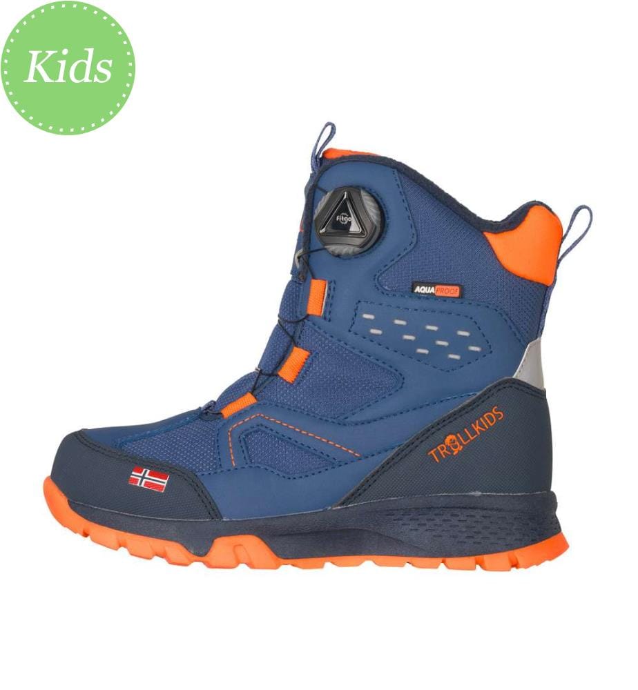 Wasserdichte Winterschuhe - nordic blue/mystic blue/flame orange