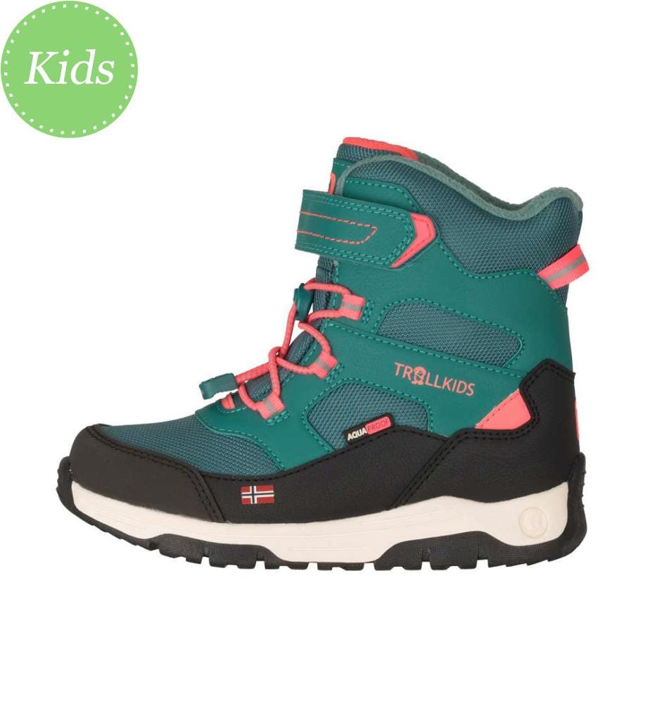 Wasserdichte Winterschuhe - staubig-grau/schwarz/korallenrosa