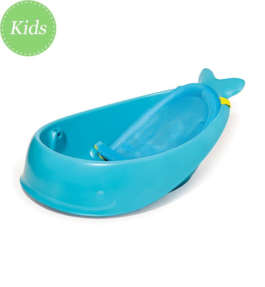 Babybadewanne mit 3-Positionen-Sitz - Blau