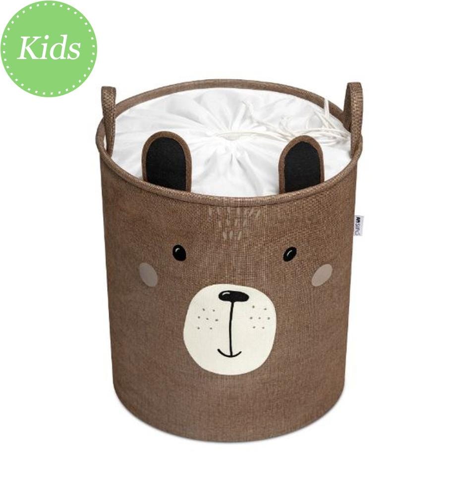 Aufbewahrungskorb XL Bär braun