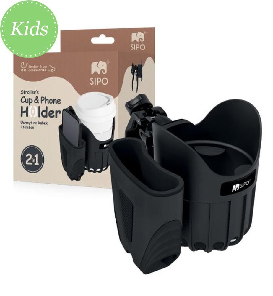 Kinderwagen Getränke- & Handyhalter schwarz