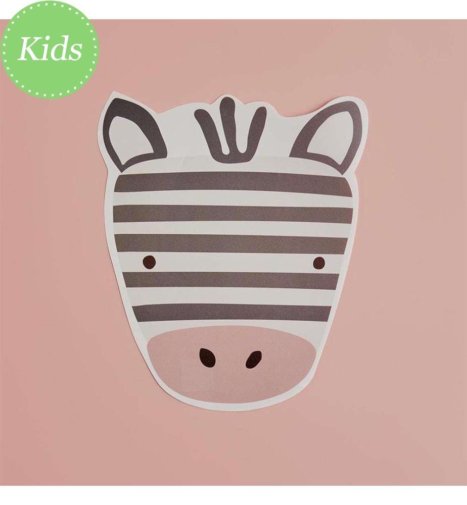 Set de table Zebra 40 x 40 cm - Noir