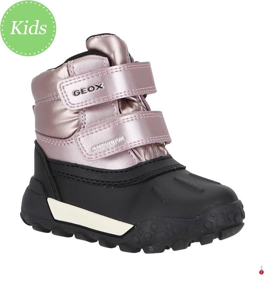 Trekkyup Snow Boots - Pink and Grey