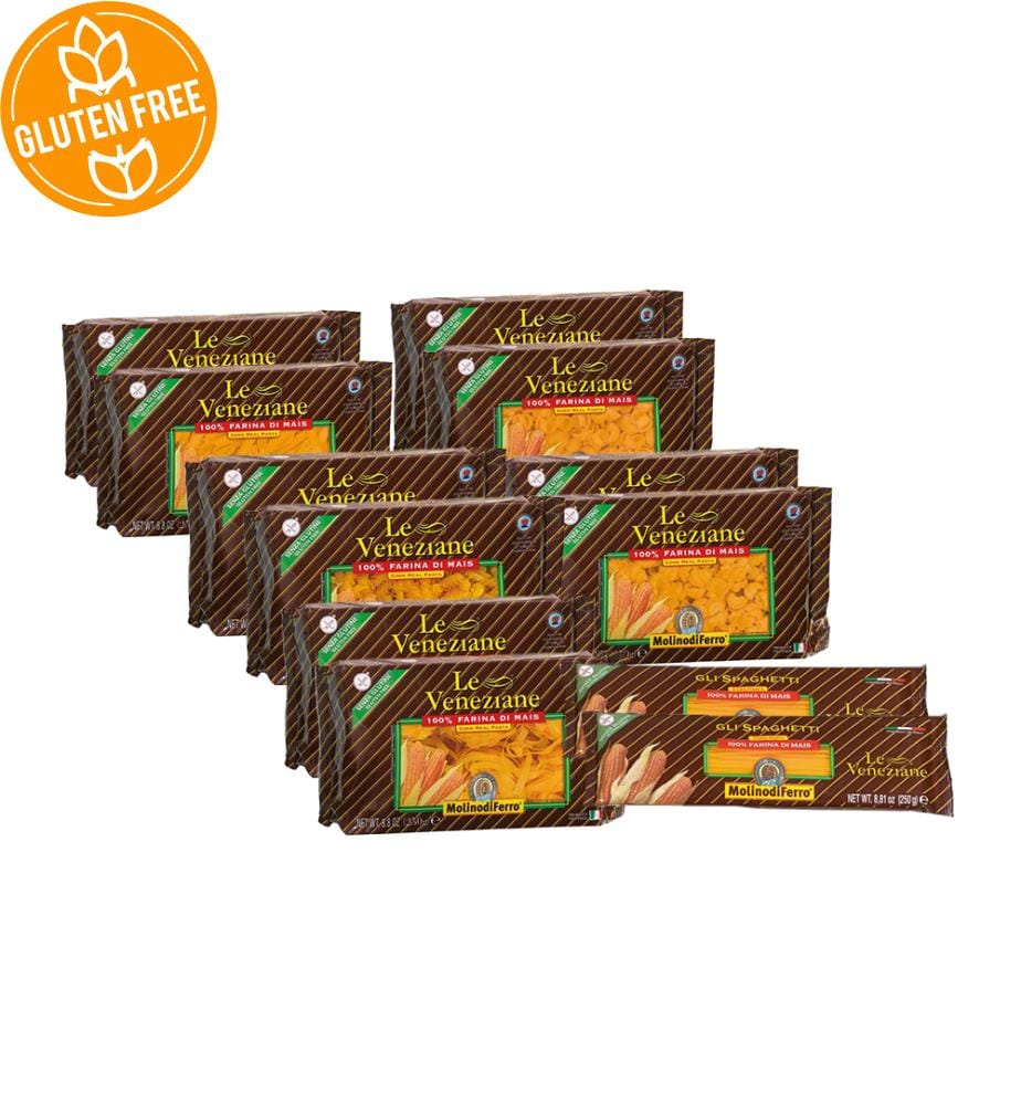 Le Veneziane Pasta Beutel-Set - 12 x 150 g