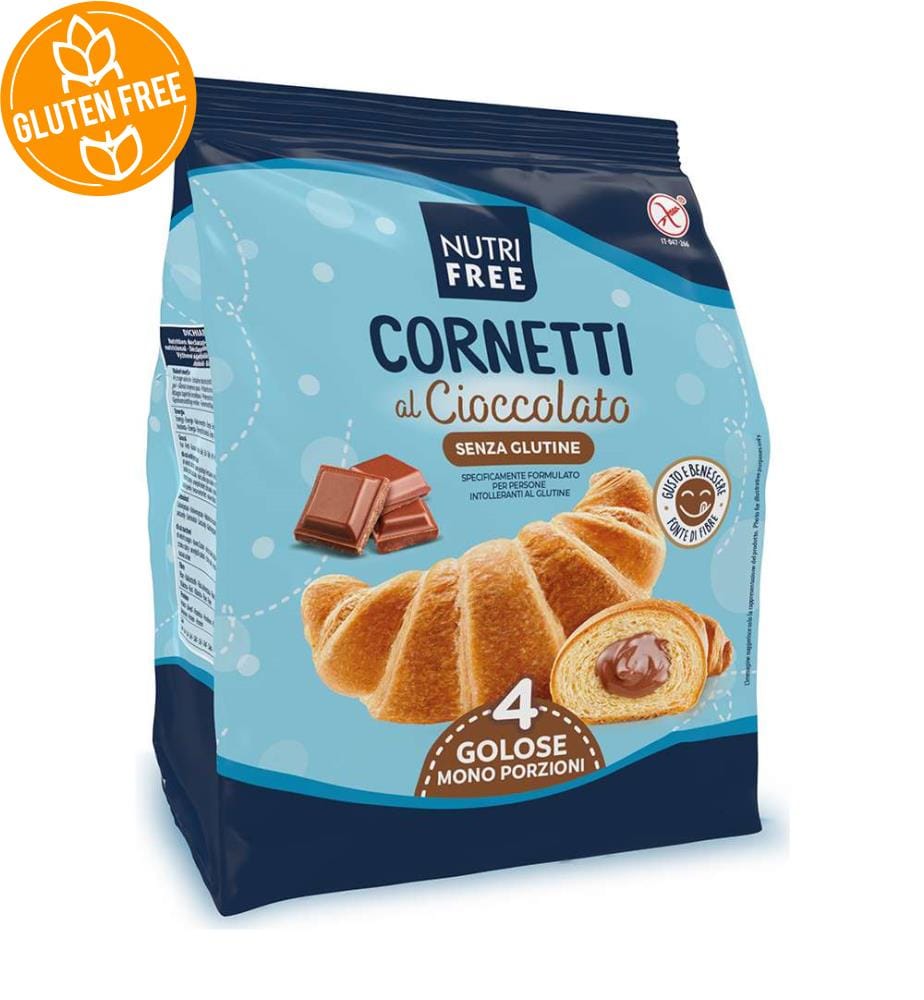 Cornetti al cioccolato Nutrifree - 4 x 60g