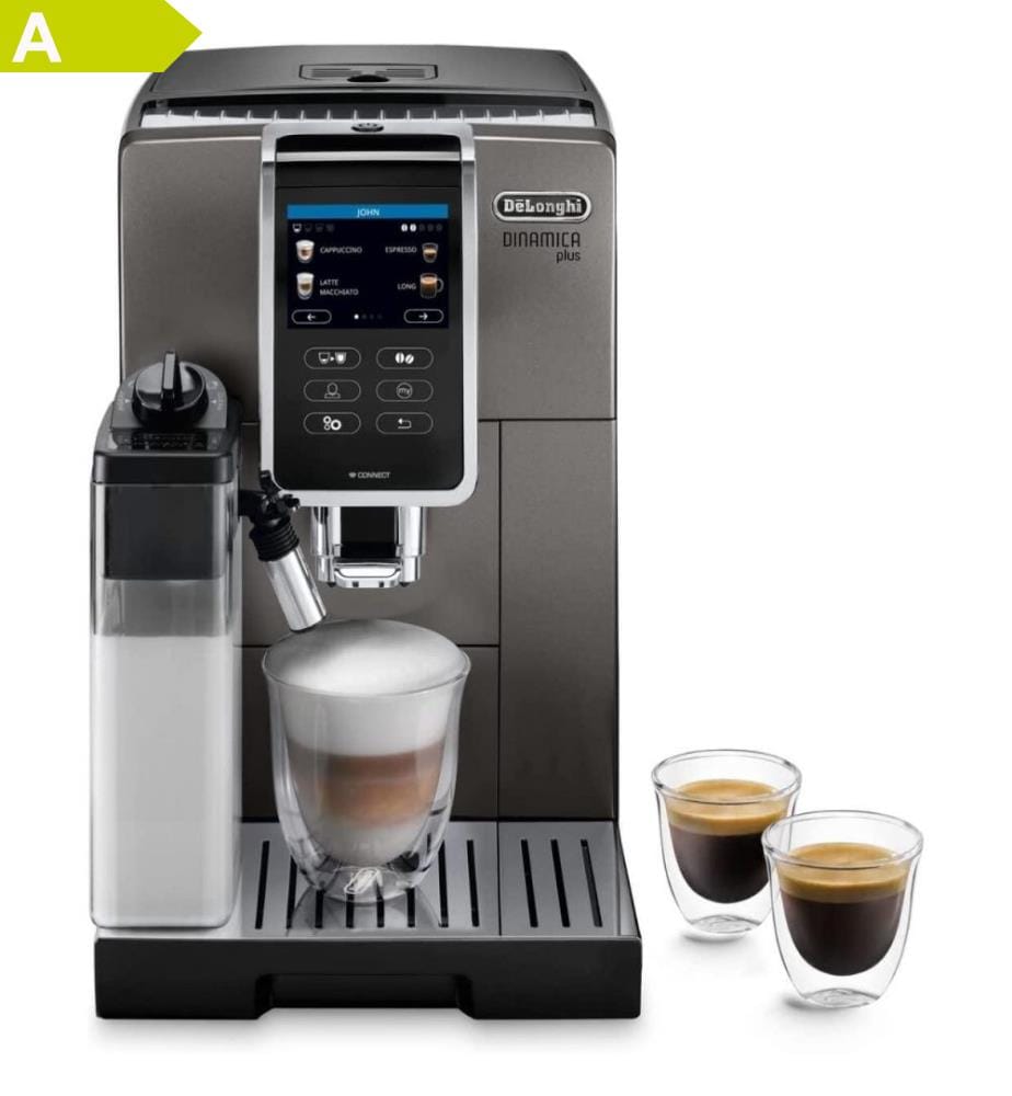 DeLonghi Dinamica with Latte Crema Fully Automatic Coffee & Espresso Machine