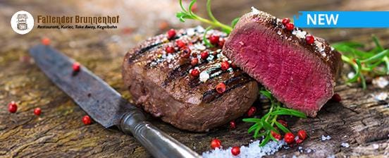 3-Gang-Menü mit argentinischem Rinderfilet