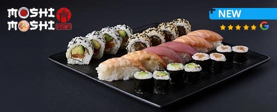 3-Gang-Sushi-Menü mit Mochi Glacé