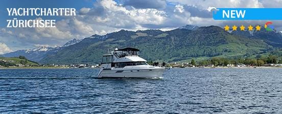 Yachtcharter mit Skipper auf dem Zürichsee