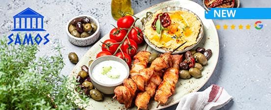 Griechisches 3-Gang-Menü mit Mezze und Grilladen à discrétion