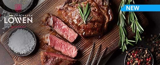 Sommerliches 4-Gang-Menü mit Rib-Eye-Steak