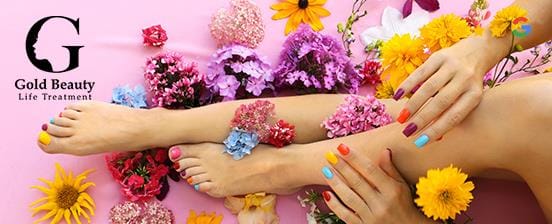 Kosmetische Nagelpflege mit Shellac