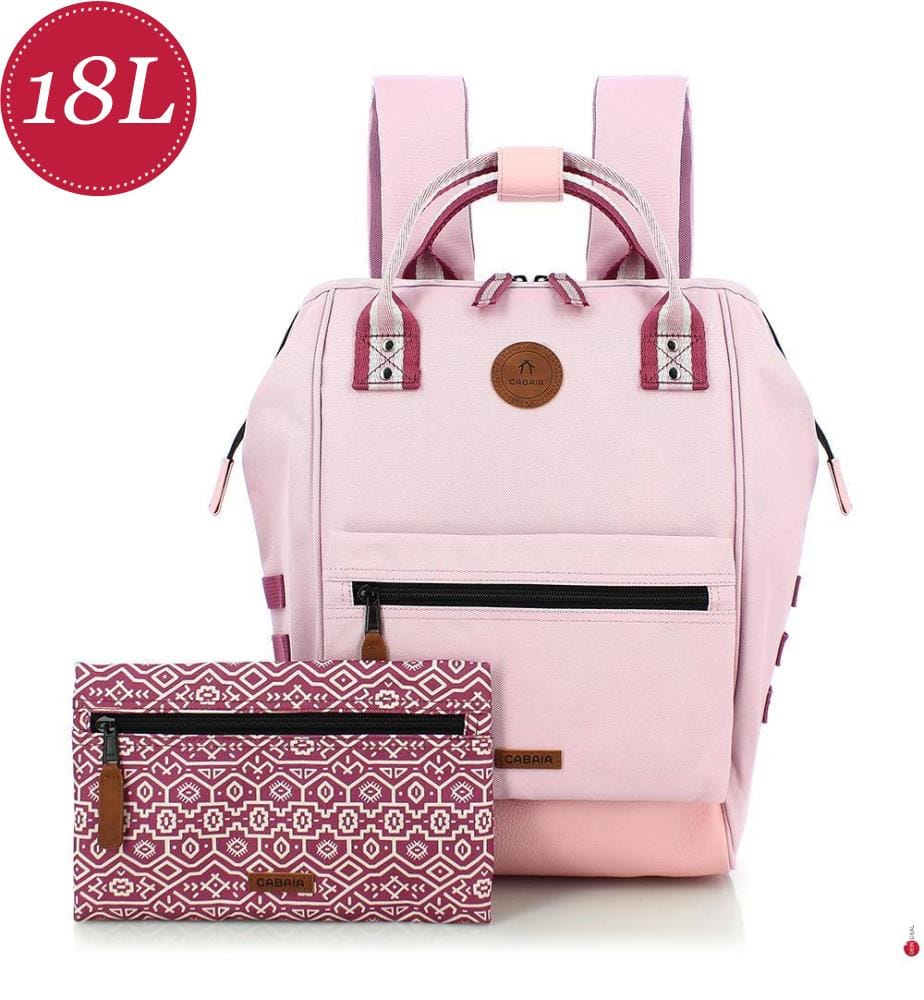 Sac à Dos avec 2 Pochettes Interchangeables Adventurer Medium 18 L Assouan - Rose