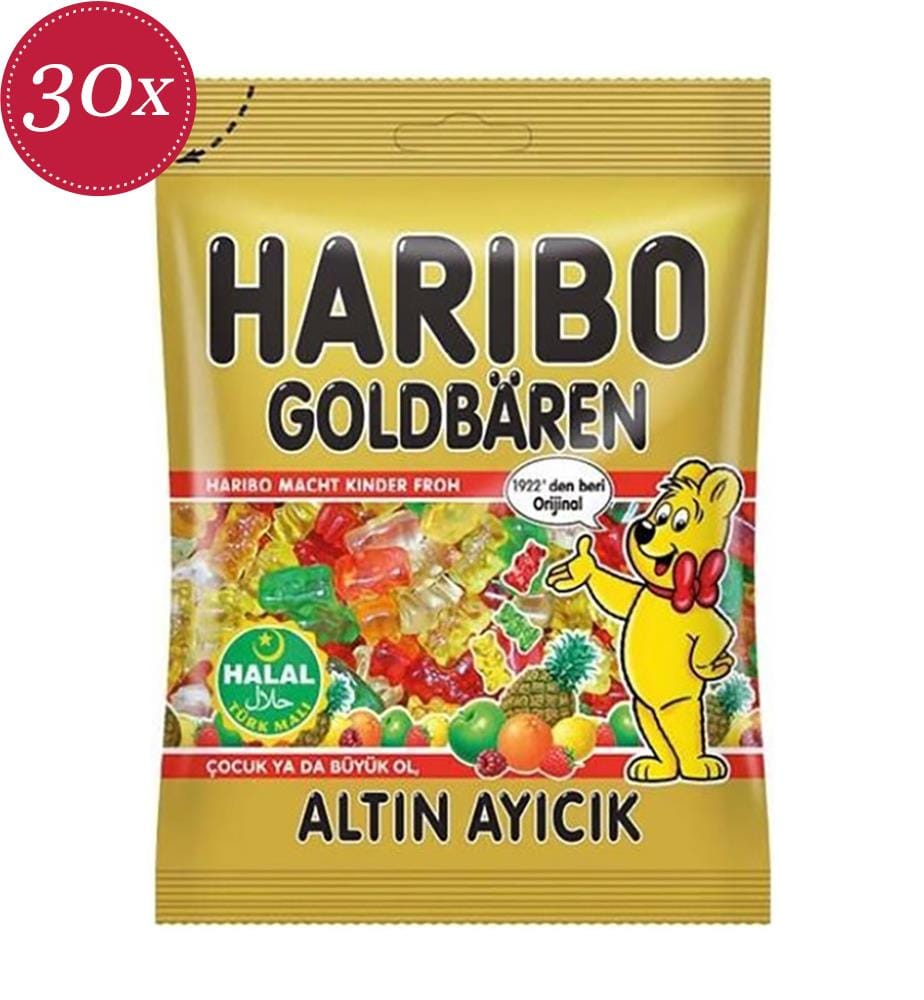 30 x Haribo HALAL Goldbär Bonbons - 100g