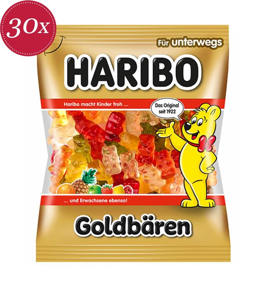 Pack of 30 Haribo Goldbären Beutel - 100g