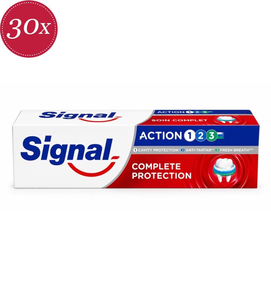 30x Dentifrice Action 123 Soin Complet - 75 ml