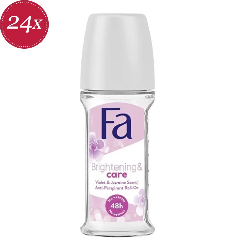 24er Pack Deodorants Roll On 50Ml Brightening & Care