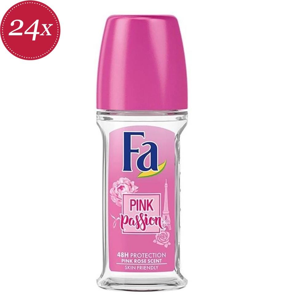 24er Pack Deodorants Roll On 50Ml Pink Passion