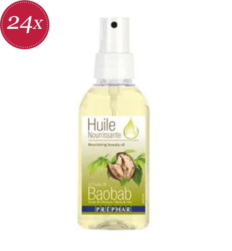 24er-Set Körperöle Baobab Préphar - 100 ml
