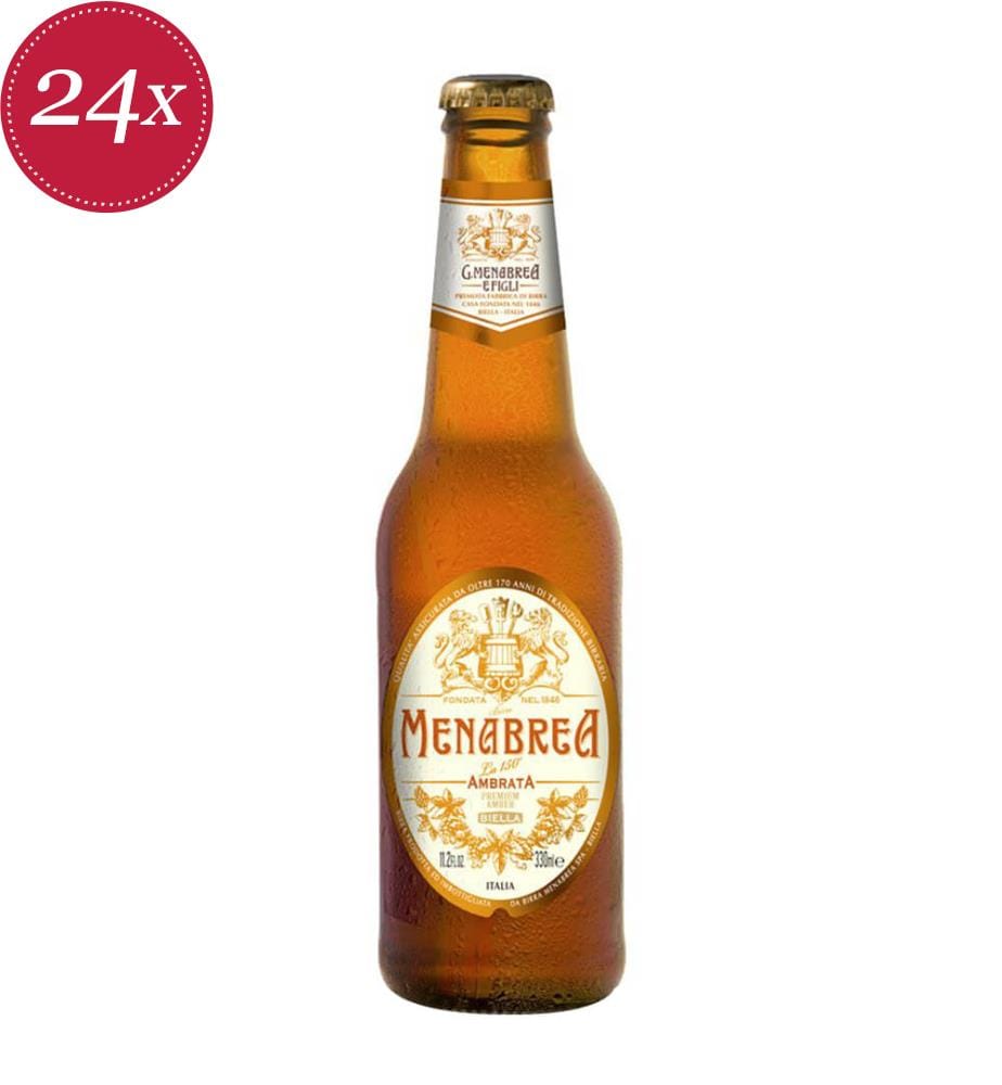 Birra Menabrea Ambrata - 24x 33 cl