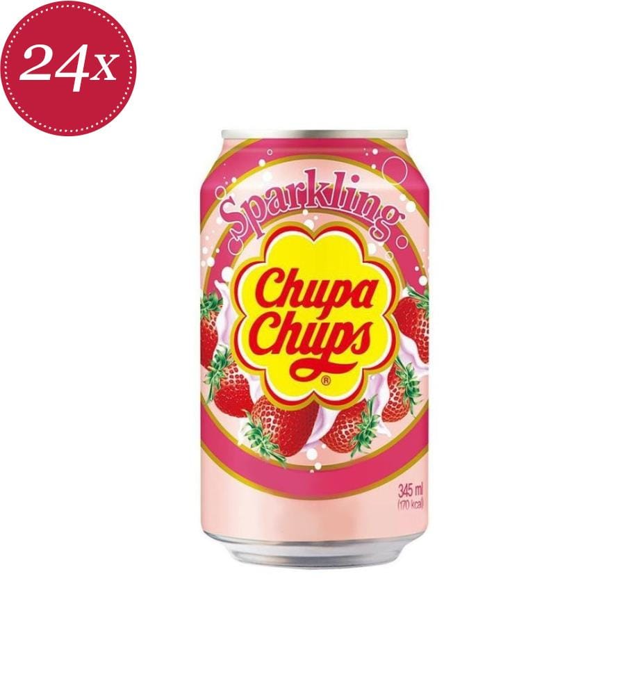 24x Chupa Chups Strawberry - 345ml