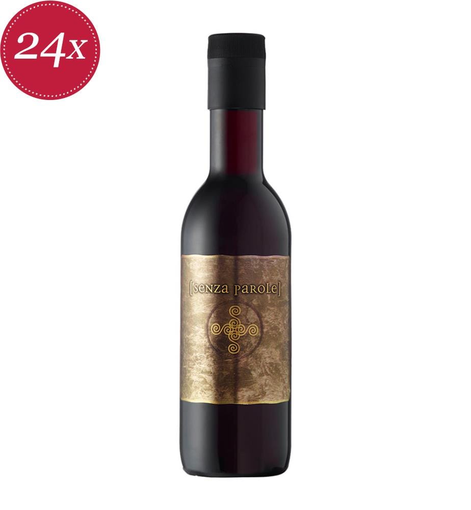 Set of 24 bottles of Primitivo red wine from Puglia (IGP) – 18.7 cl