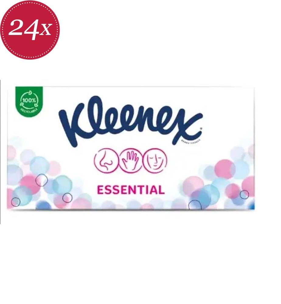 24x Taschentücher, 72 Stück, Essential – 2-lagig