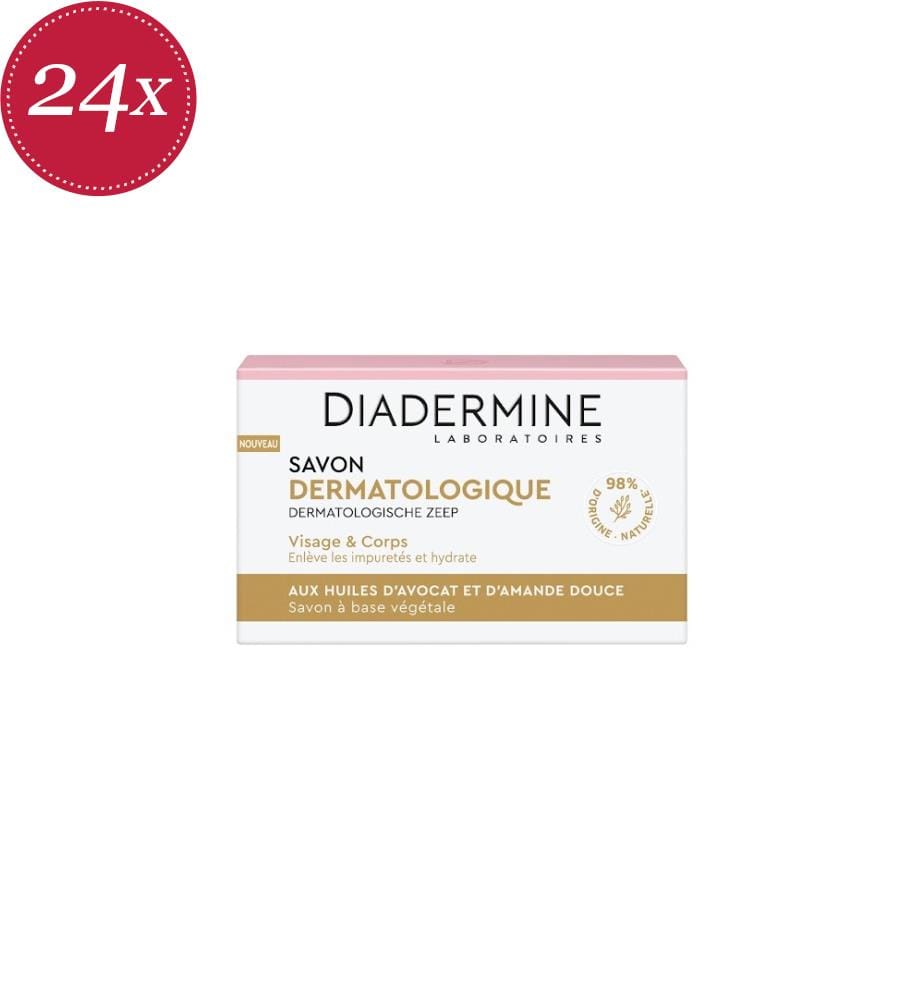 24x dermatologische Gesichts- und Körperseife mit Avocado und Süssmandel