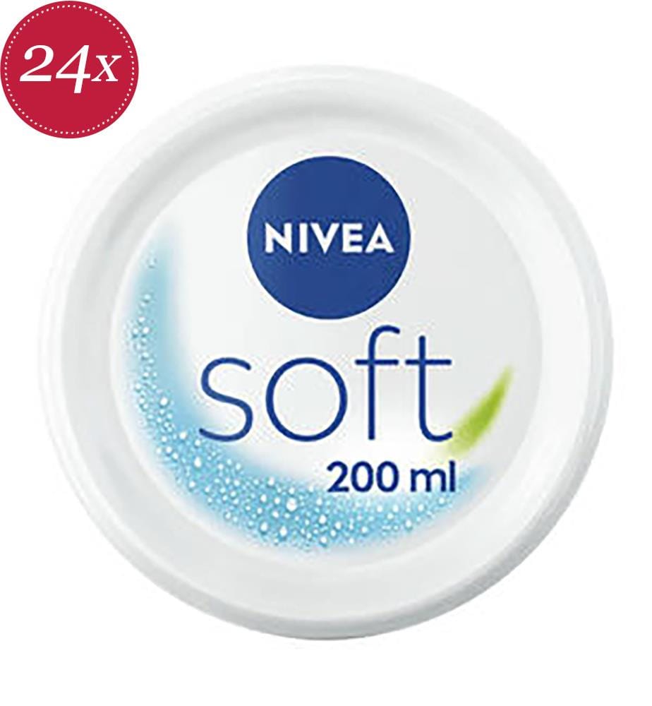 Set mit 24 Creme Soft Hydratante Fraîcheur Visage Corps Mains - 200ml