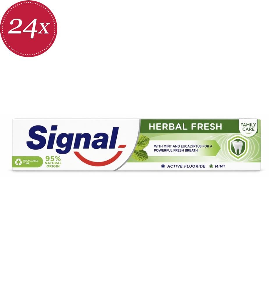 24x Dentifrice Herbal Fresh - 75 ml