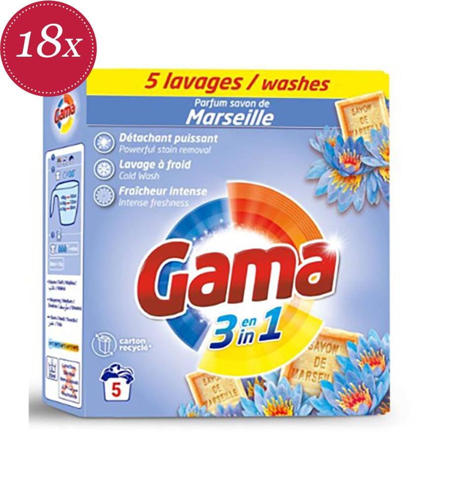Lot de 18 Lessives Poudre 275 g Marseille 3 en 1… | DeinDeal