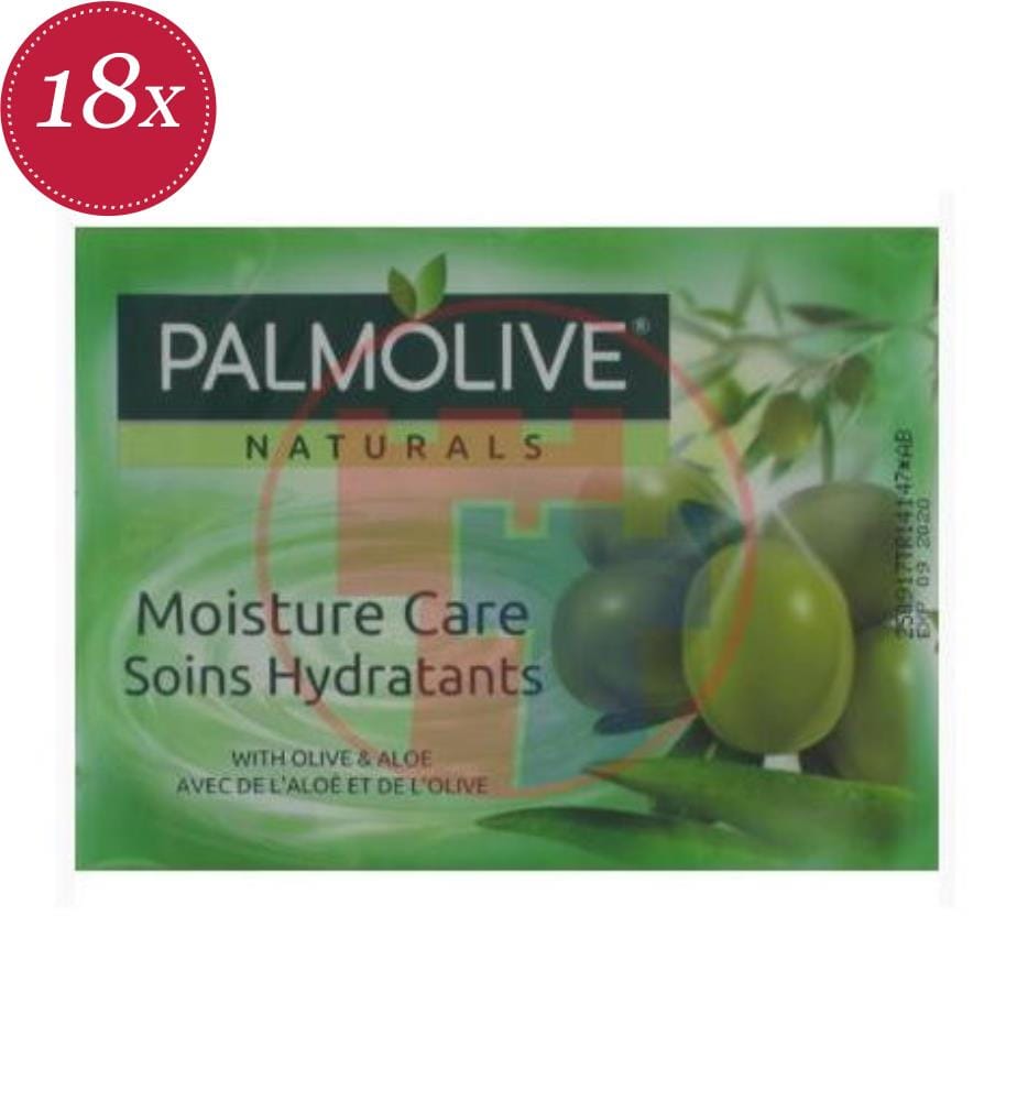 18 Stück feste Duschseife à 4 × 90 g mit Aloe Vera und Olivenöl